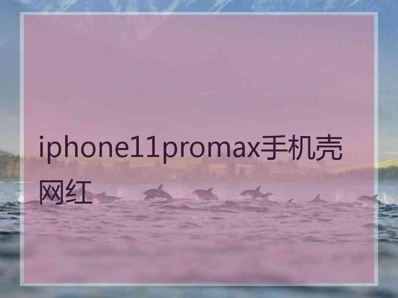 iphone11promax手机壳网红