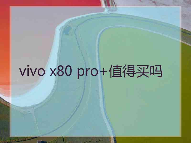 vivo x80 pro+值得买吗