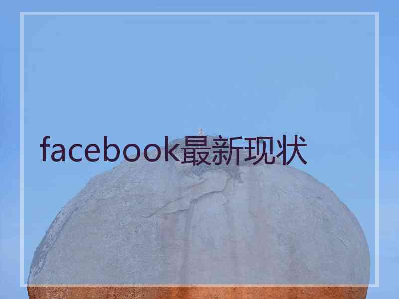 facebook最新现状