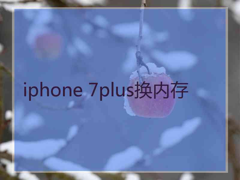 iphone 7plus换内存