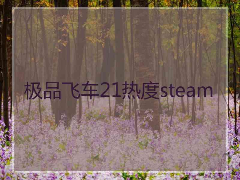 极品飞车21热度steam