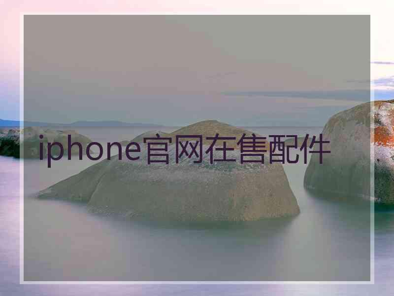 iphone官网在售配件