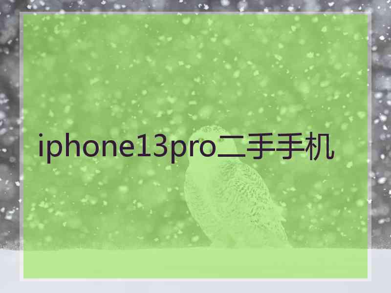 iphone13pro二手手机