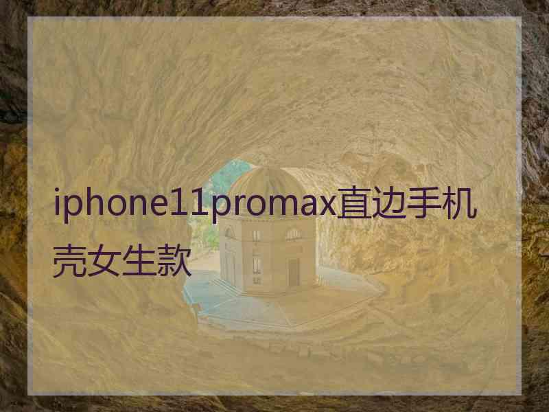 iphone11promax直边手机壳女生款