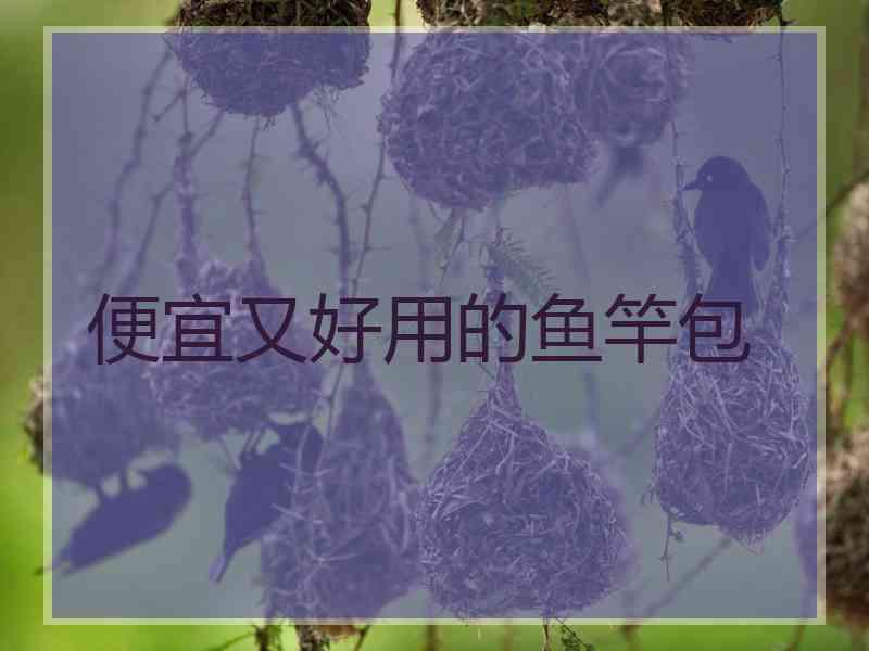 便宜又好用的鱼竿包