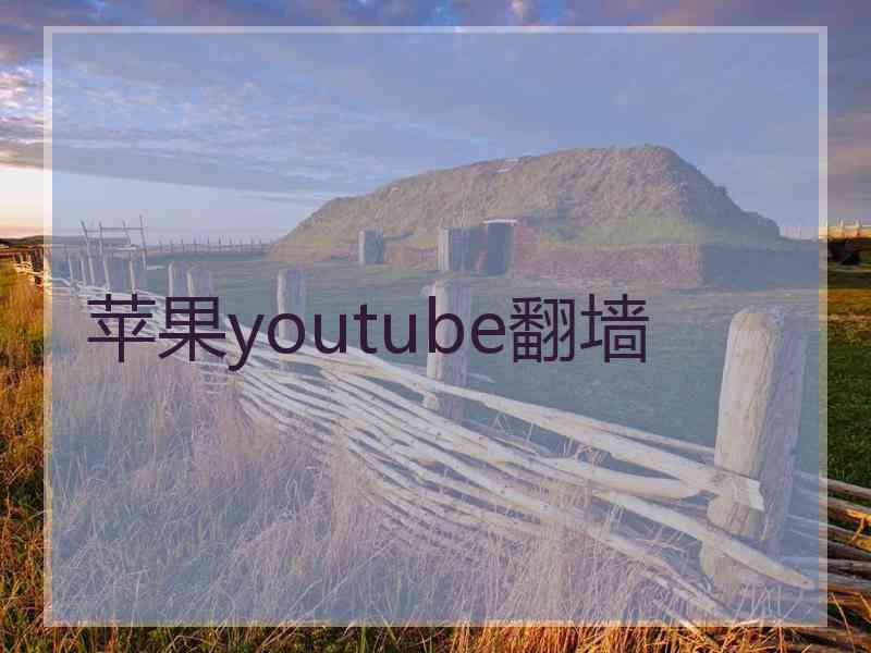 苹果youtube翻墙