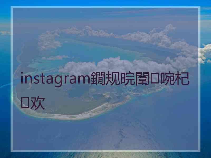 instagram鐗规晥闈㈣啘杞欢