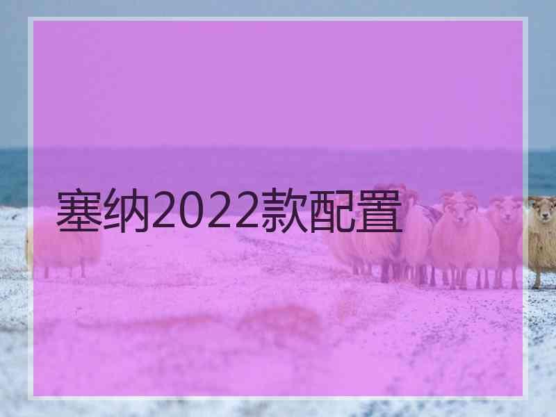 塞纳2022款配置