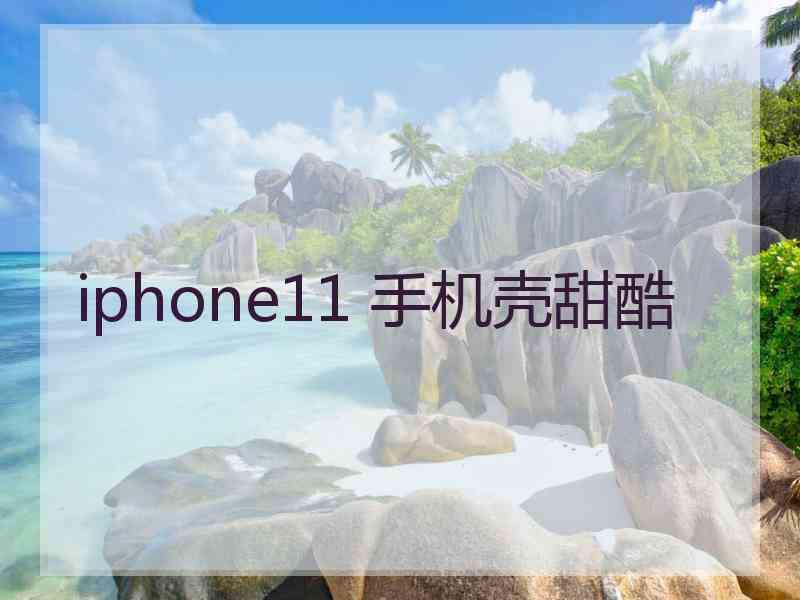 iphone11 手机壳甜酷