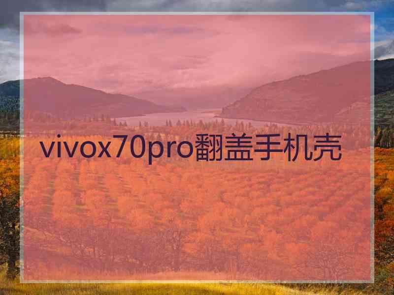 vivox70pro翻盖手机壳