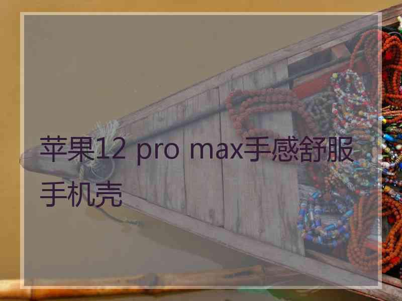 苹果12 pro max手感舒服手机壳