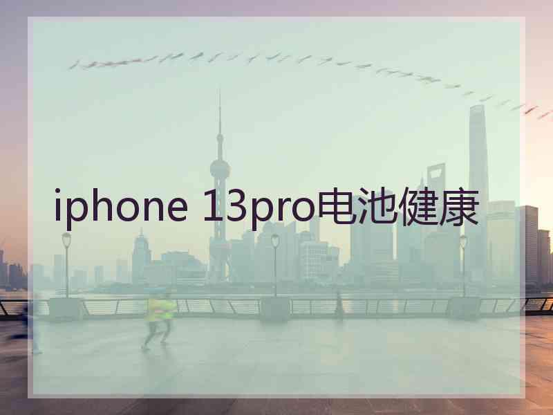 iphone 13pro电池健康