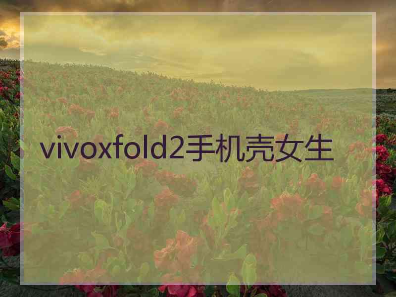 vivoxfold2手机壳女生