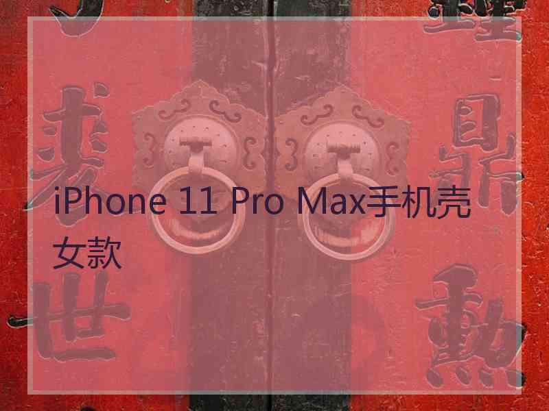 iPhone 11 Pro Max手机壳女款