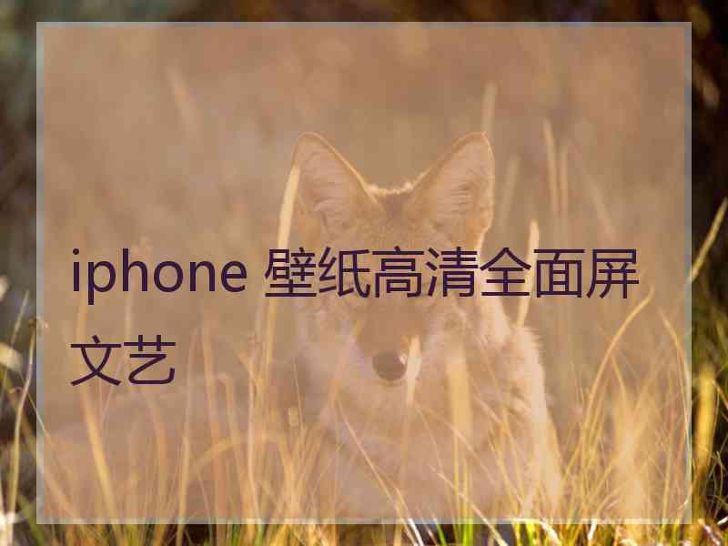 iphone 壁纸高清全面屏文艺