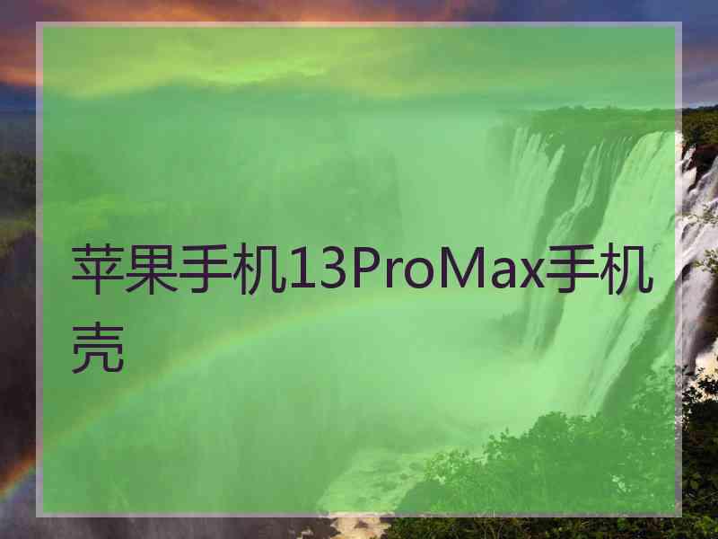 苹果手机13ProMax手机壳