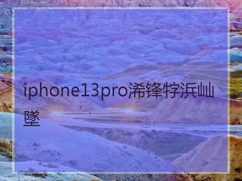 iphone13pro浠锋牸浜屾墜