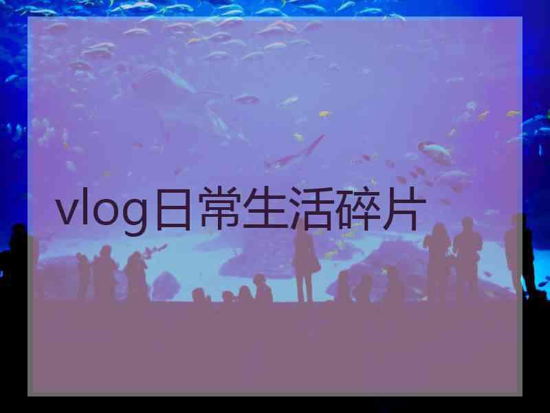 vlog日常生活碎片