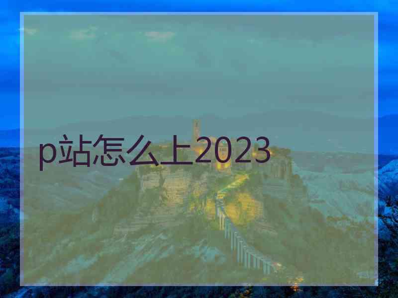 p站怎么上2023