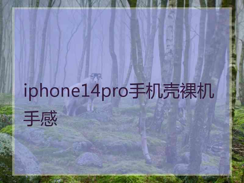 iphone14pro手机壳裸机手感