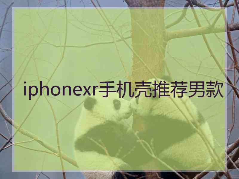 iphonexr手机壳推荐男款