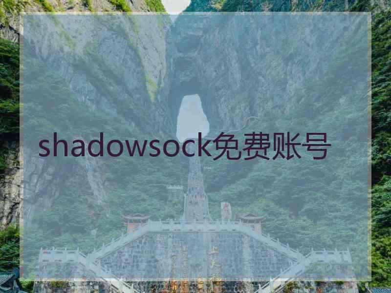 shadowsock免费账号