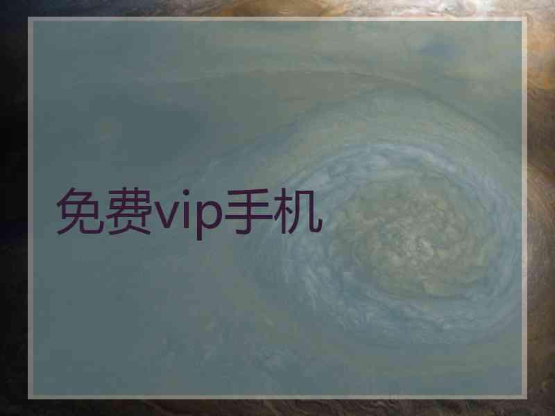 免费vip手机