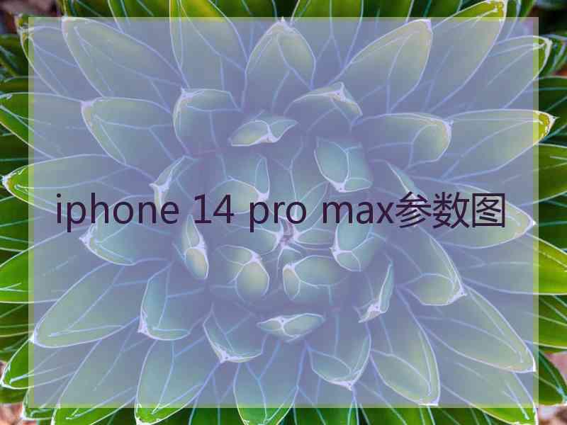 iphone 14 pro max参数图