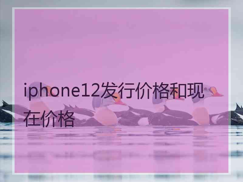 iphone12发行价格和现在价格