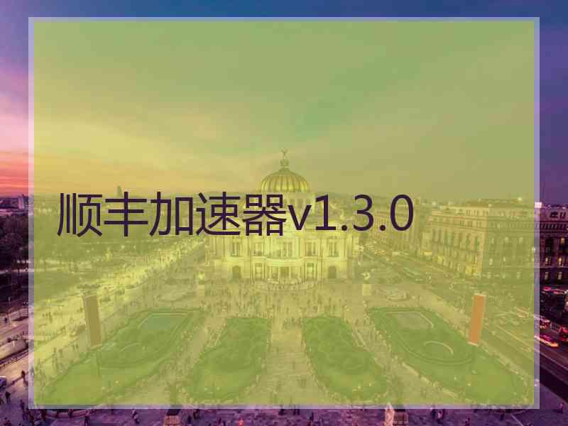 顺丰加速器v1.3.0