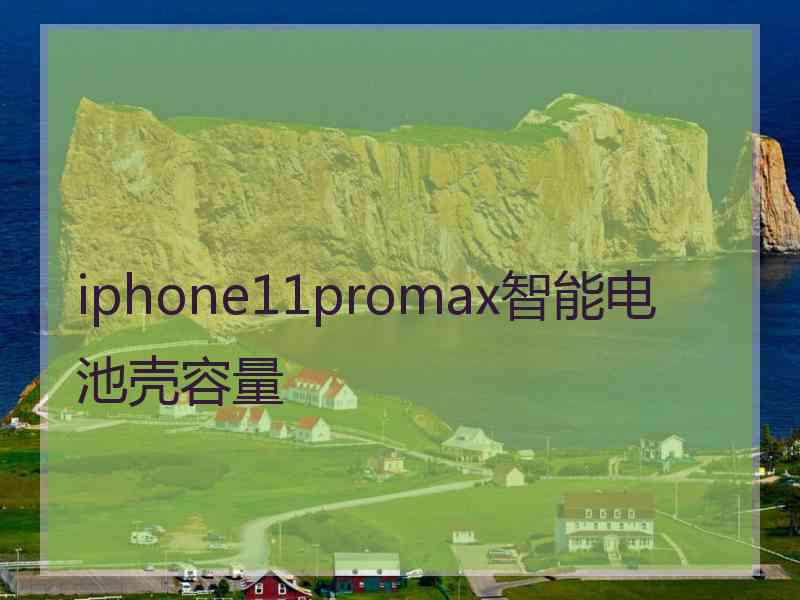 iphone11promax智能电池壳容量