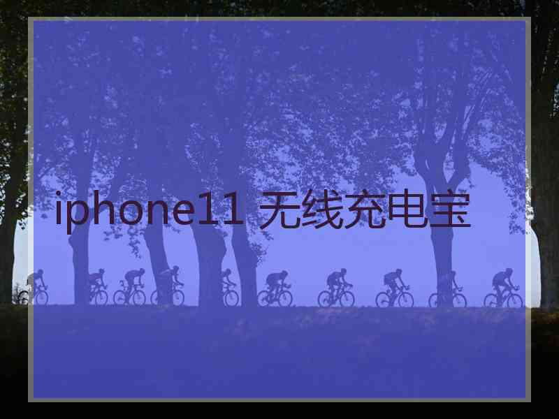 iphone11 无线充电宝