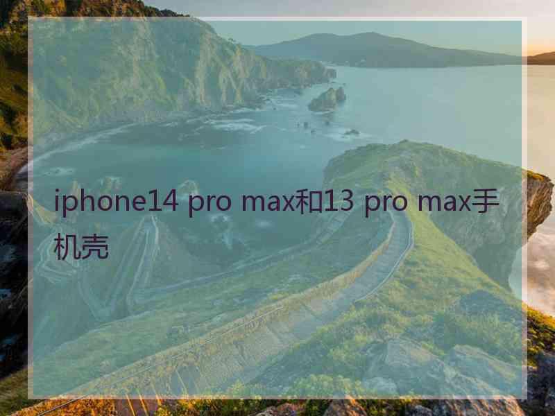 iphone14 pro max和13 pro max手机壳