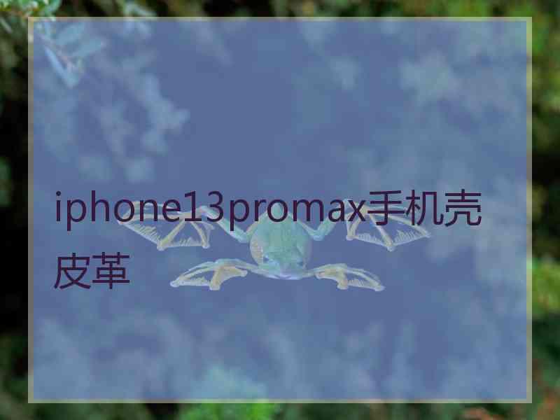 iphone13promax手机壳皮革