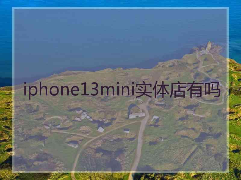 iphone13mini实体店有吗