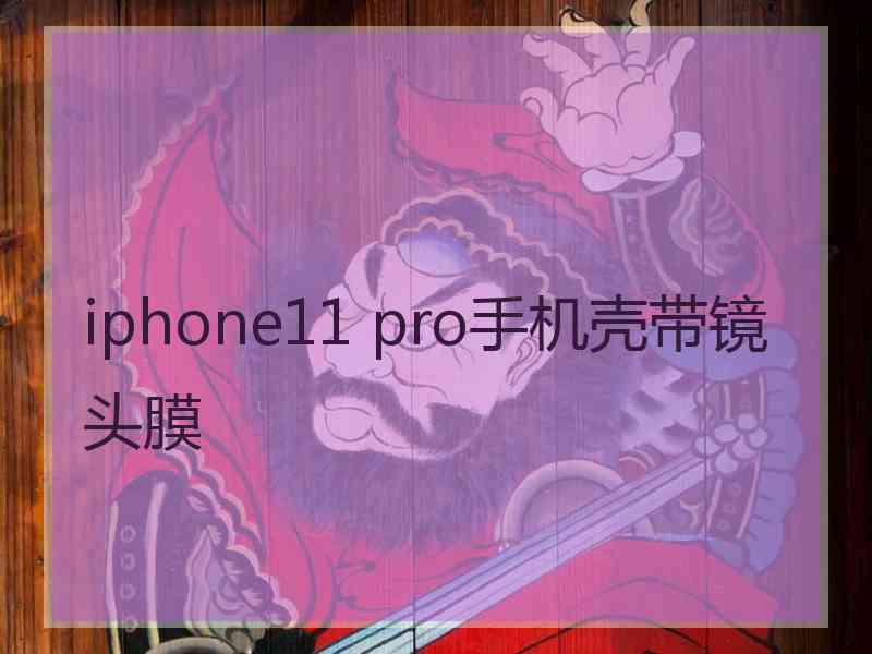 iphone11 pro手机壳带镜头膜