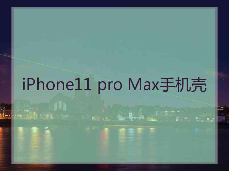 iPhone11 pro Max手机壳