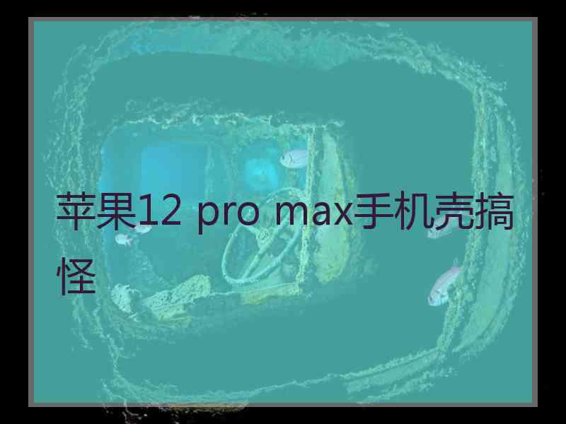 苹果12 pro max手机壳搞怪