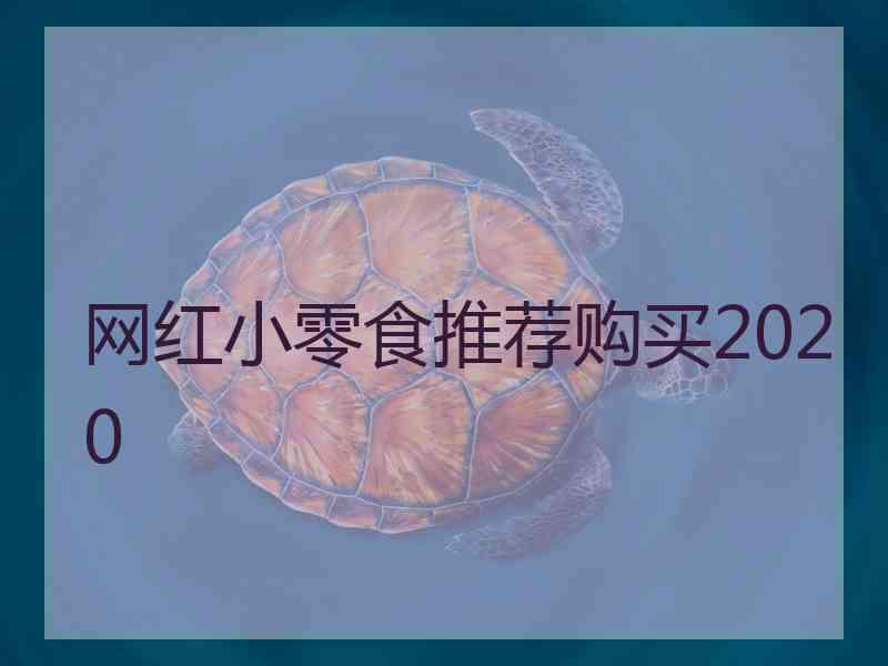 网红小零食推荐购买2020