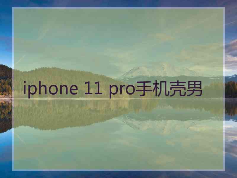 iphone 11 pro手机壳男