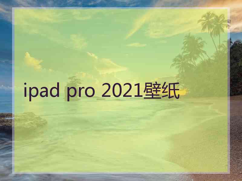 ipad pro 2021壁纸