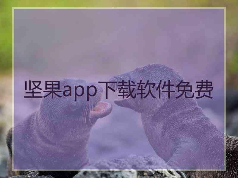 坚果app下载软件免费