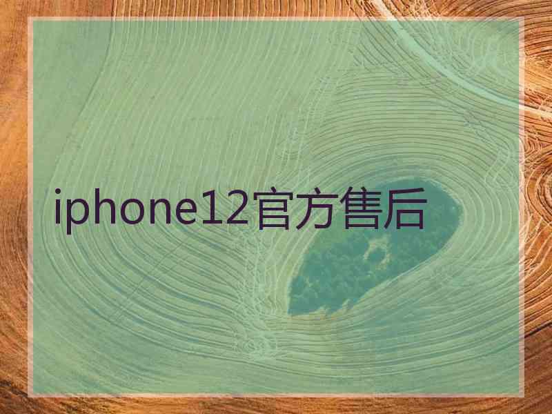 iphone12官方售后