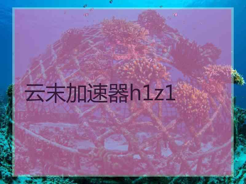 云末加速器h1z1