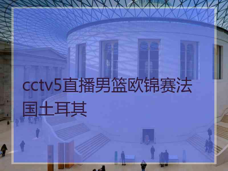 cctv5直播男篮欧锦赛法国土耳其