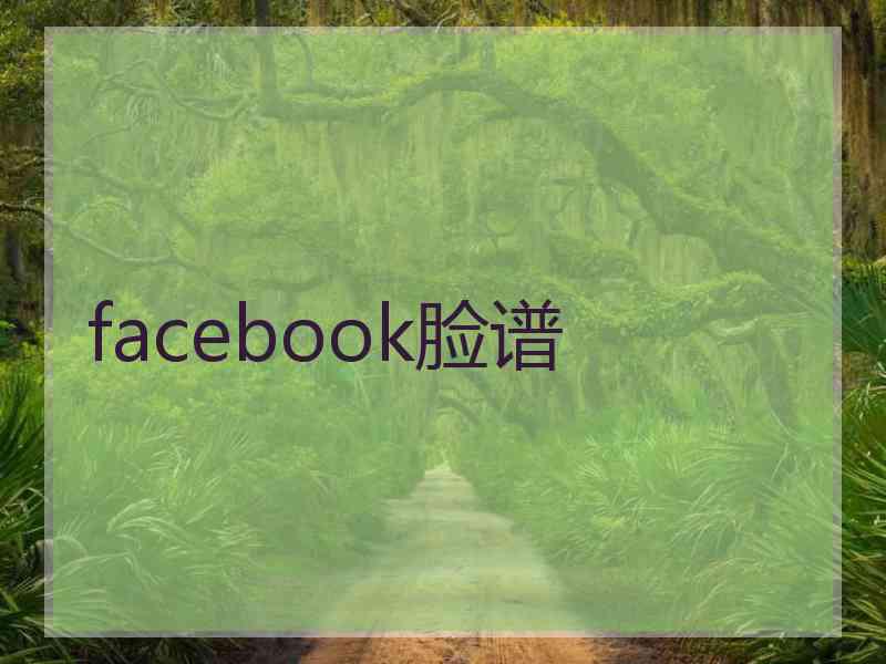 facebook脸谱