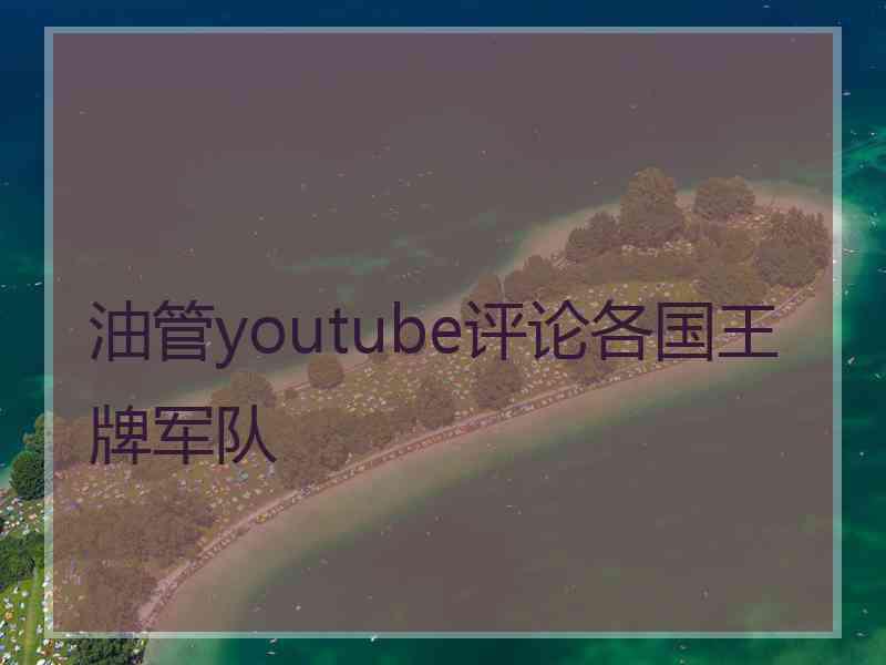 油管youtube评论各国王牌军队