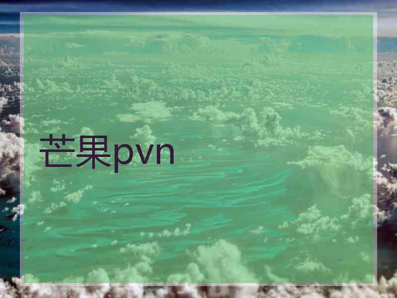 芒果pvn