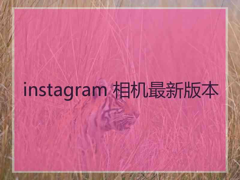 instagram 相机最新版本