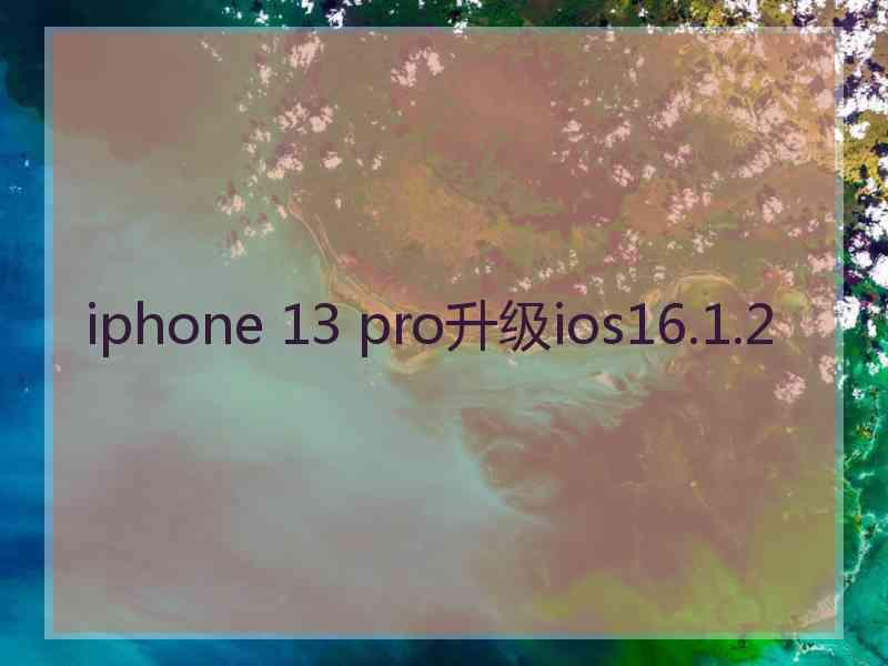 iphone 13 pro升级ios16.1.2